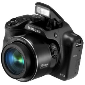 Samsung WB1100F 16.2MP CCD Smart WiFi & NFC Digital Camera with 35x Optical Zoom, 3.0" LCD and 720p HD Video (Black)