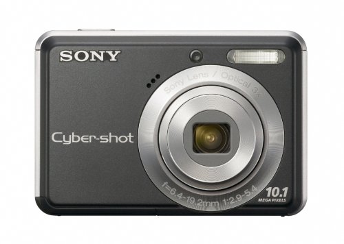 Sony Cyber-shot® DSC-S930 10-MP Digital Camera with 3x Optical Zoom, 2.4" LCD, Image Stabilization, Face Detection (Black)