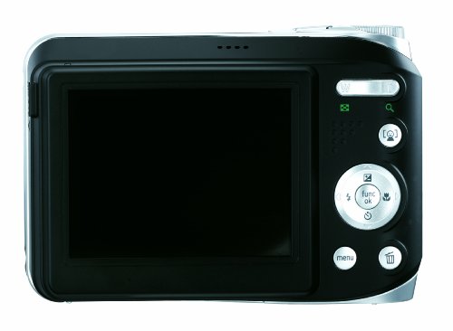 GE A1250-BK 12MP Digital Camera with 5X Optical Zoom and 2.5 Inch LCD with Auto Brightness - Black