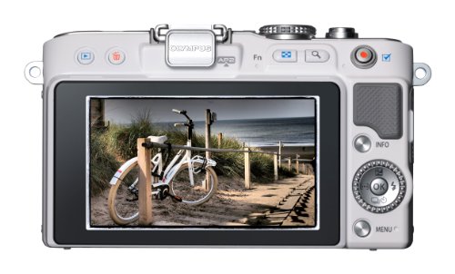 Olympus PEN E-PL3 14-42mm 12.3 MP Mirrorless Digital Camera with CMOS Sensor and 3x Optical Zoom (White) - International Version (No Warranty)