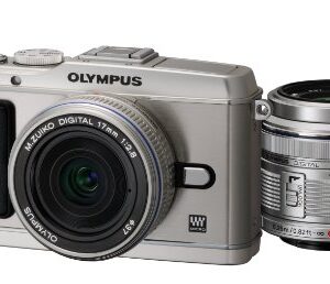 OLYMPUS mirror interchangeable lens PEN E-P3 twin lens kit silver E-P3 TKIT SLV - International Version (No Warranty)