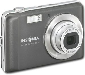 Insignia NS-DSC1112SL 12.0 MP Digital Camera 4 X Opt Zoom - Dark Gray
