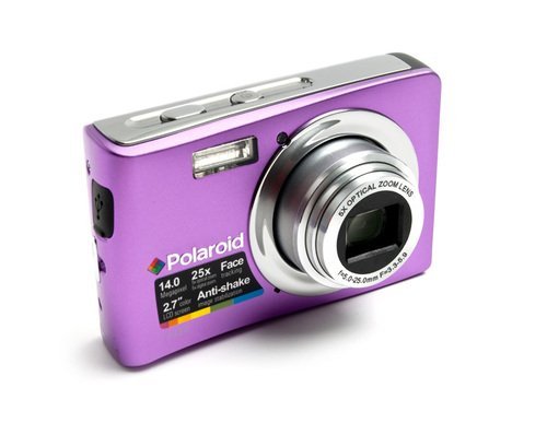 t1455 14 Megapixel Compact Camera - 5 mm-25 mm - Violet