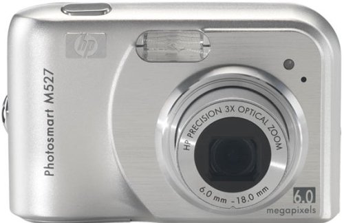 HP Photosmart M527 6MP Digital Camera with 3x Optical Zoom and HP Photosmart 6220 Digital Camera Dock