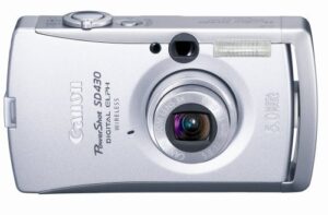 canon powershot sd430 5mp digital camera with 3x optical zoom (wi-fi capable)
