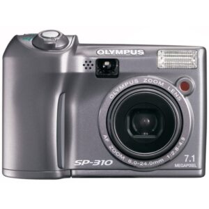 olympus sp-310 7.1mp digital camera with 3x optical zoom (silver)