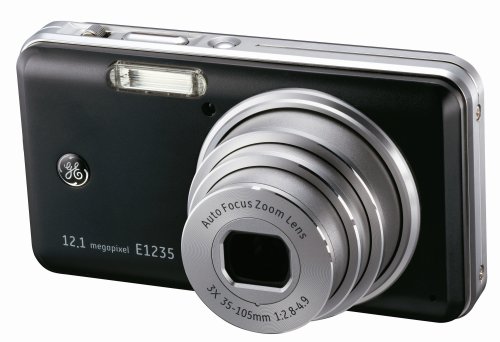 GE-E1235 12MP Digital Camera with 3X Optical Zoom (Black)