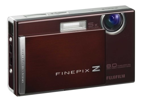 Fujifilm Finepix Z100fd 8MP Digital Camera with 5x Optical Image Stabilized Zoom (Brown)