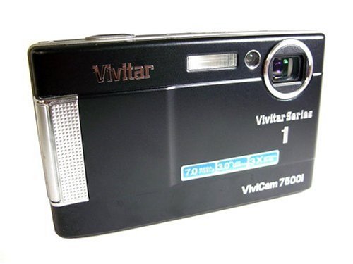 Vivitar ViviCam 7500i 7MP 3x Optical Zoom 3" LCD Digital Camera (Black)