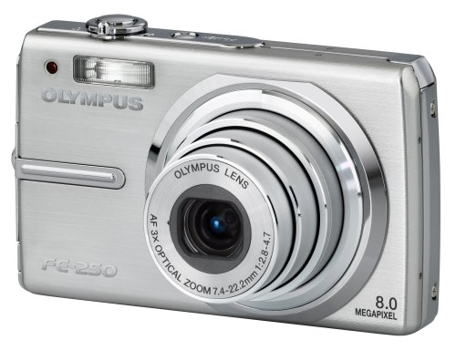 Olympus Stylus FE-250 8.0MP Digital Camera with 3x Optical Zoom