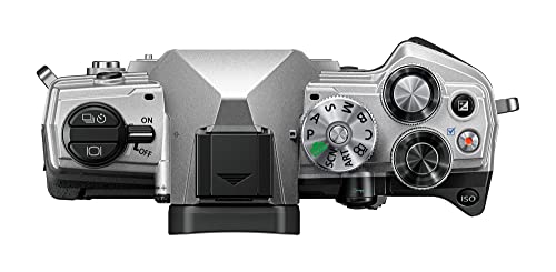 OM System OM-5 Silver Micro Four Thirds System Camera Outdoor Camera Weather Sealed Design 5-Axis Image Stabilization 50MP Handheld High Res Shot