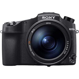 Sony Cyber-Shot DSC-RX10 IV Camera DSCRX10M4/B with Soft Bag, Additional Battery, 64GB Memory Card, Card Reader, Plus Essential Accessories