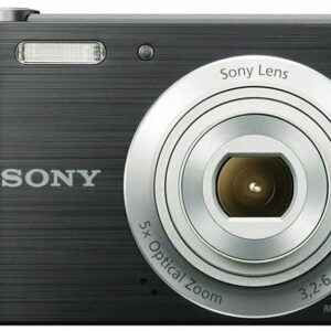 Sony W800/B 20.1 MP Digital Camera (Black) + 2X 32GB Memory Card Bundle