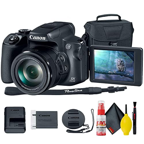 Canon PowerShot SX70 HS Digital Camera (3071C001) - Base Bundle