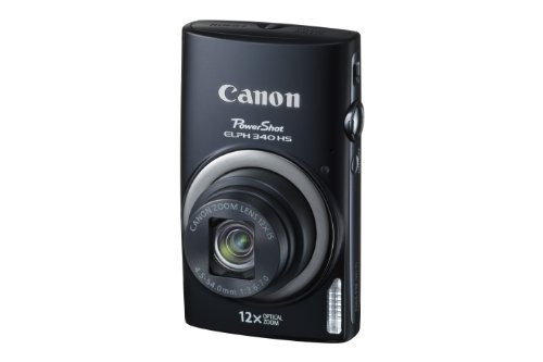 Canon PowerShot ELPH 340 HS 16MP Digital Camera (Black)