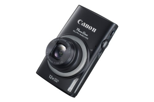 Canon PowerShot ELPH 340 HS 16MP Digital Camera (Black)