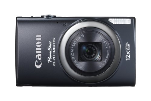 Canon PowerShot ELPH 340 HS 16MP Digital Camera (Black)