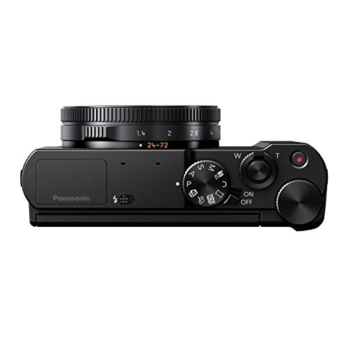 Panasonic LUMIX LX10 4K 20.1MP Digital Camera with Leica 24-72mm Lens (Black), 64GB SD Card, and Camera Case Bundle