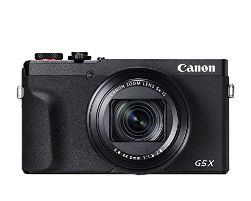 Canon PowerShot G5 X Mark II Digital Camera w/ 1 Inch Sensor, Wi-Fi & NFC Enabled, Black (Renewed)