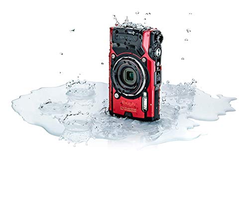 Olympus Tough TG-6 Waterproof Camera, Red -32GB Basic Bundle