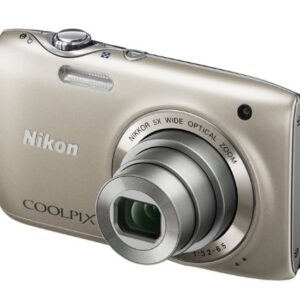 Nikon COOLPIX S3100 14 MP Digital Camera with 5x NIKKOR Wide-Angle Optical Zoom Lens and 2.7-Inch LCD (Silver)