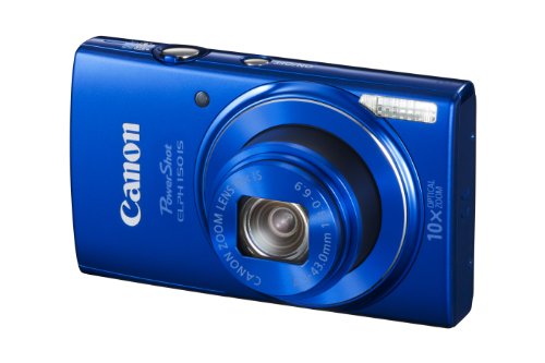 Canon PowerShot ELPH 150 IS Digital Camera (Blue)