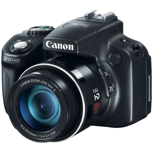 Canon PowerShot SX50 HS 12.1 MP Digital Camera with 50x Wide-Angle Optical Image Stabilized Zoom