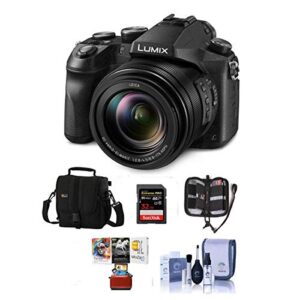 panasonic lumix dmc-fz2500 digital camera – bundle with camera case, 32gb sdhc u3 card, memory wallet, cleaning kit, sd card reader, mac software package