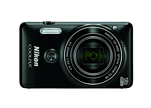 Nikon COOLPIX S6900 Digital Camera with 12x Optical Zoom and Built-In Wi-Fi (Black)