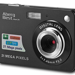Digital Camera, AbergBest Mini Kids Digital Cameras for Teens with 8X Zoom HD 720P Compact Camera with LCD Screen for Students, Boys, Girls, Kids
