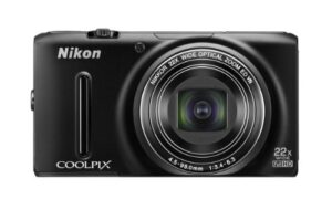 nikon coolpix s9500 wi-fi digital camera with 22x zoom and gps (black) (old model)