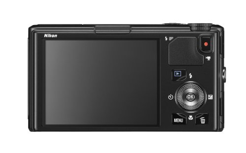 Nikon COOLPIX S9500 Wi-Fi Digital Camera with 22x Zoom and GPS (Black) (OLD MODEL)