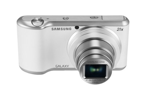 Samsung Galaxy Camera 2 16.3MP CMOS with 21x Optical Zoom and 4.8" Touch Screen LCD (WiFi & NFC- White)