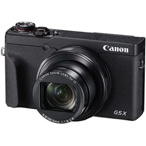 Canon PowerShot G5 X Mark II Digital Camera (3070C001) + 64GB Memory Card + Card Reader + Deluxe Soft Bag + Flex Tripod + Hand Strap + Memory Wallet + Cleaning Kit (Renewed)