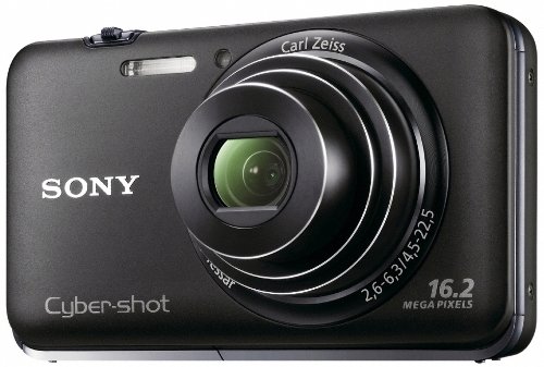 Sony Cyber-Shot DSC-WX9 16.2 MP Exmor R CMOS Digital Still Camera with Carl Zeiss Vario-Tessar 5x Wide-Angle Optical Zoom Lens and Full HD 1080/60i Video (Black)