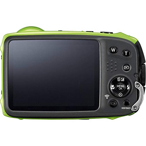 Fujifilm FinePix XP90 Lime Green Waterproof Digital Camera Bundle with 32GB Memory Card, Carrying Case More (International Version)