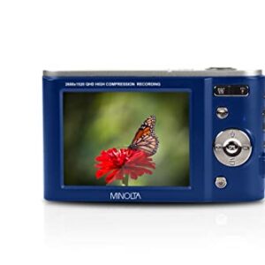 Minolta MND20 44 MP / 2.7K Ultra HD Digital Camera (Blue)