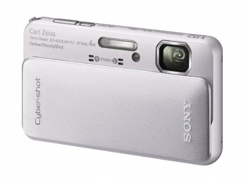 Sony Cyber-Shot DSC-TX10 16.2 MP Waterproof Digital Still Camera with Exmor R CMOS Sensor, 3D Sweep Panorama, and Full HD 1080/60i Video (Silver)