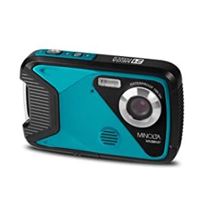 Minolta MN30WP 21 MP / 1080P HD Waterproof Digital Camera (Teal)