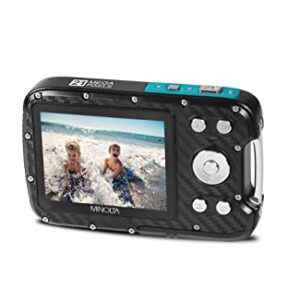 Minolta MN30WP 21 MP / 1080P HD Waterproof Digital Camera (Teal)