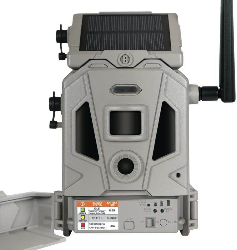 Bushnell CelluCORE 20 Solar Trail Camera, Low Glow Hunting Game Camera with Detachable Solar Panel + Tree Mount