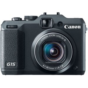 canon powershot g15 12.1 mp digital camera with 5x wide-angle optical image stabilized zoom