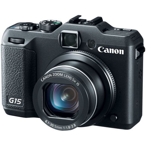 Canon PowerShot G15 12.1 MP Digital Camera with 5X Wide-Angle Optical Image Stabilized Zoom