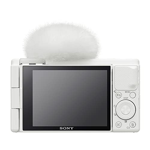 Sony ZV-1 Camera for Content Creators and Vloggers (White) Bundle with NP-BX1 Battery with Charger and 64GB Canvas Go Plus 170MB/s SD Card (3 Items)