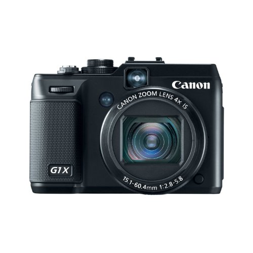 Canon G1 X 14.1 MP CMOS Digital Camera with 4X Wide-Angle Optical Image Stabilized Zoom Lens Full 1080p HD Video and 3.0-inch Vari-Angle LCD