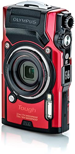 Olympus Tough TG-6 Waterproof Camera, RED - Expo Premium Accessories Bundle