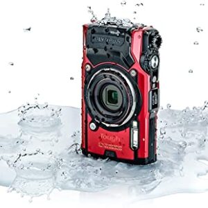 Olympus Tough TG-6 Waterproof Camera, RED - Expo Premium Accessories Bundle