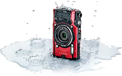 Olympus Tough TG-6 Waterproof Camera, RED - Expo Premium Accessories Bundle