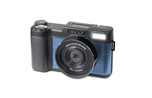 Minolta MND30 30 MP / 2.7K Ultra HD Digital Camera (Blue)