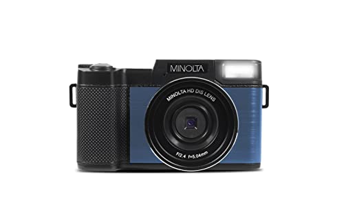 Minolta MND30 30 MP / 2.7K Ultra HD Digital Camera (Blue)